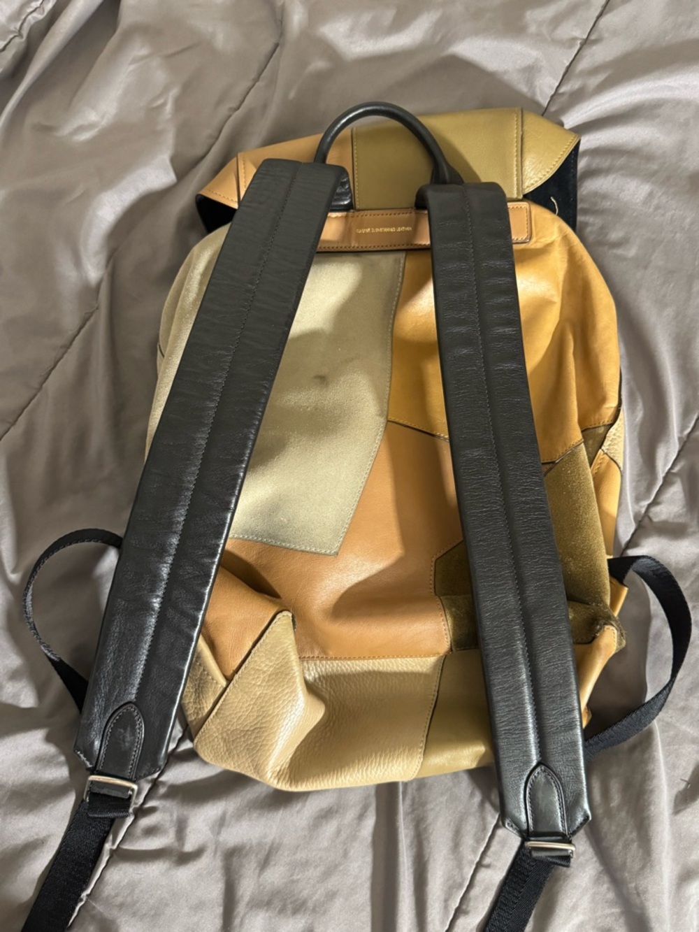 Coach clamshell patchwork backpack - Picture 2 of 8